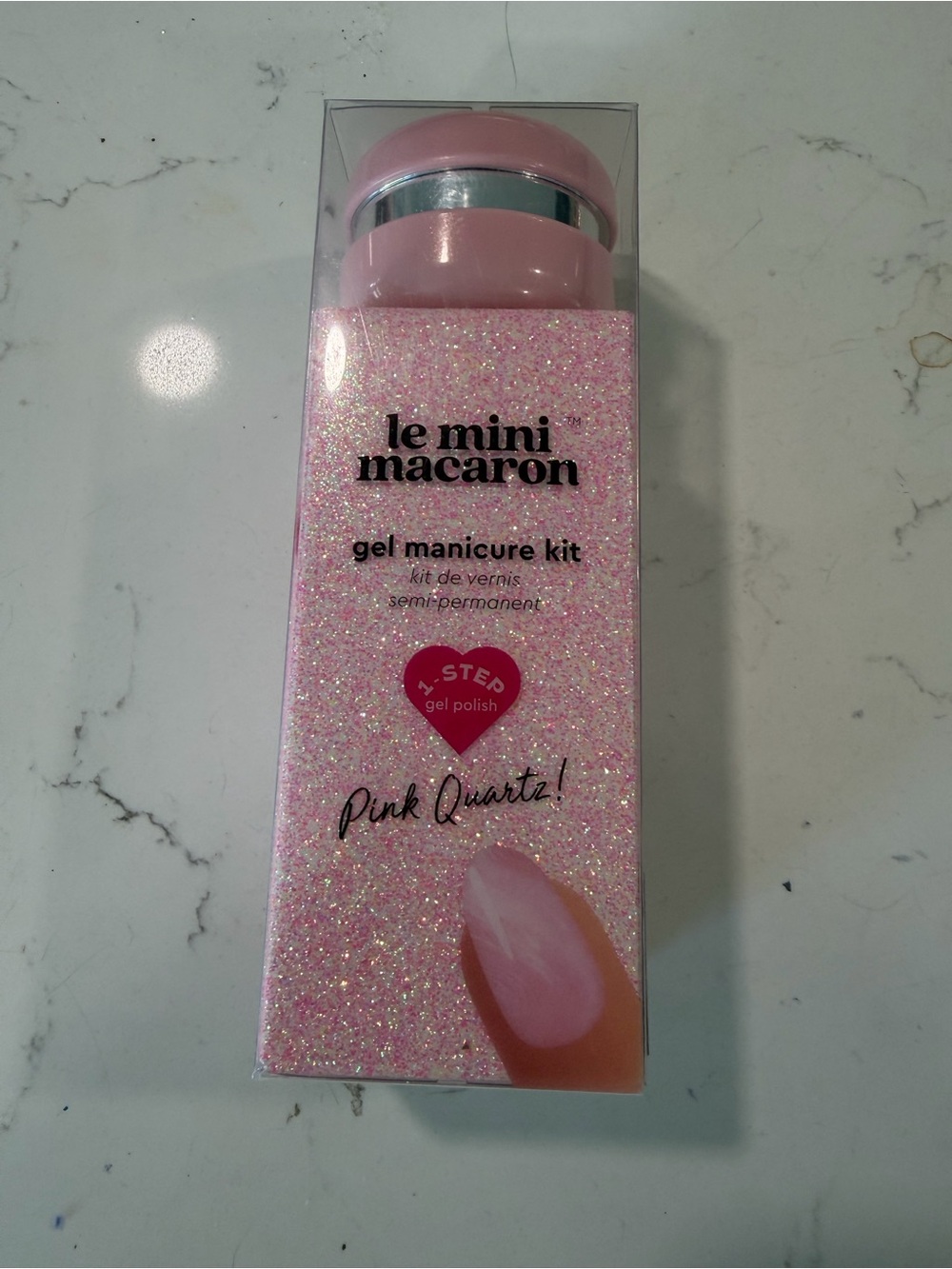 Anthropologie PINK QUARTZ Gel manicure set